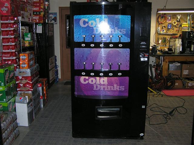 Vendo soda machine coin drop chute 