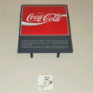Coca Cola new Dixie Narco soda vending machine validator mounting bracket 