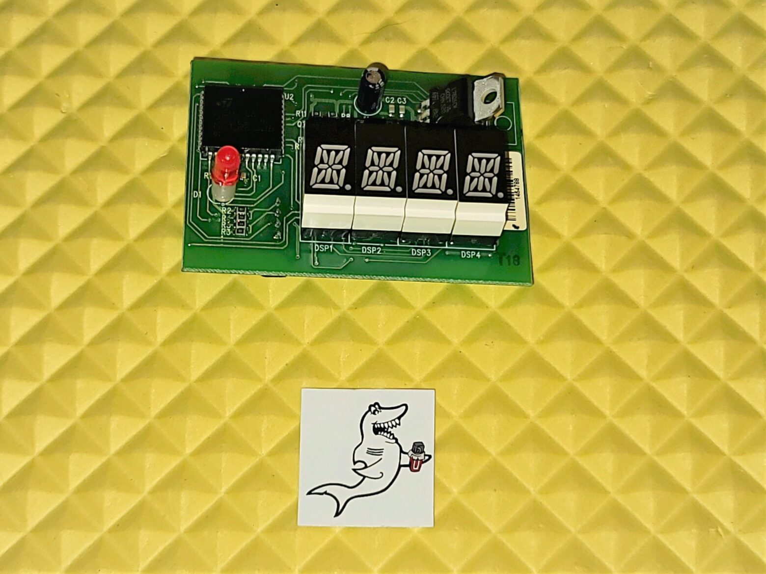Dixie Narco vending 804,910,960.21 S2D Display Module with 4 Segment Display 
