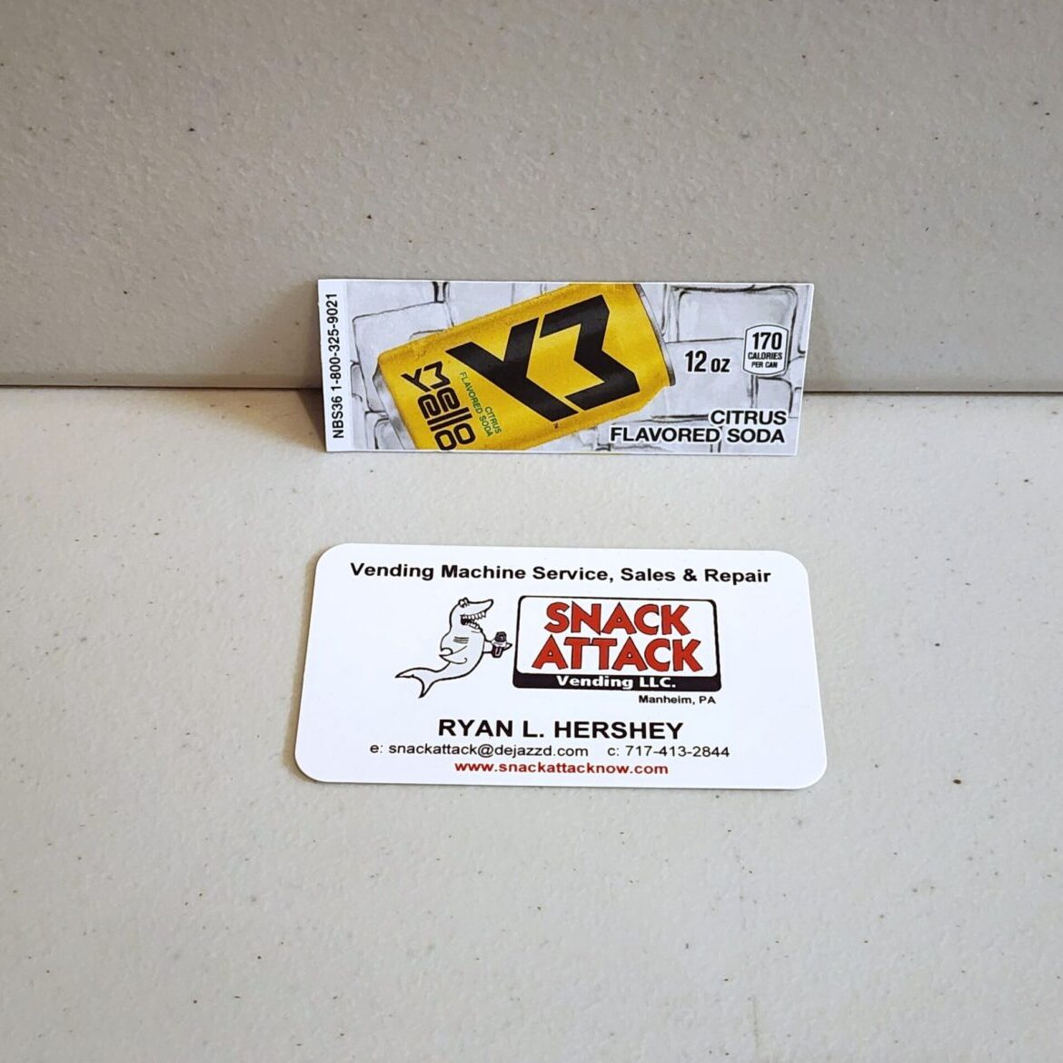 10 - For Service Stickers Labels vending vendstar M&M Guy
