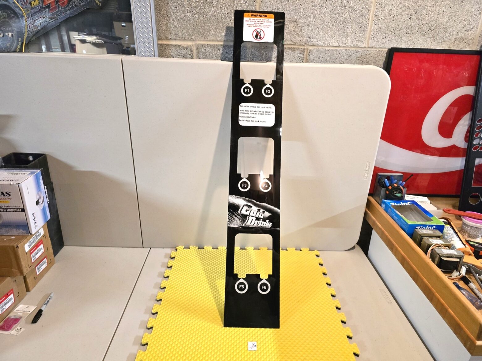 fsi 3038 soda machine plexy window