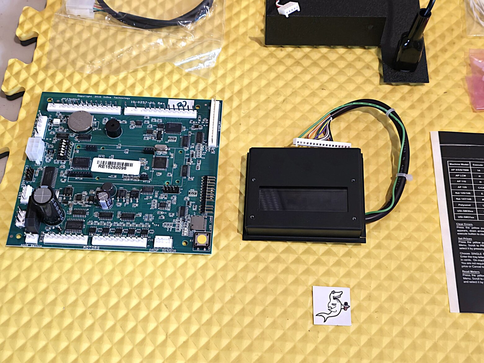 (AP) AUTOMATIC PRODUCTS LCM 1, 2, 3, 4 SNACK / CAN COMBO MACHINE "INONE" BOARD MDB UPGRADE KIT for Credit Card & Dex - Image 3