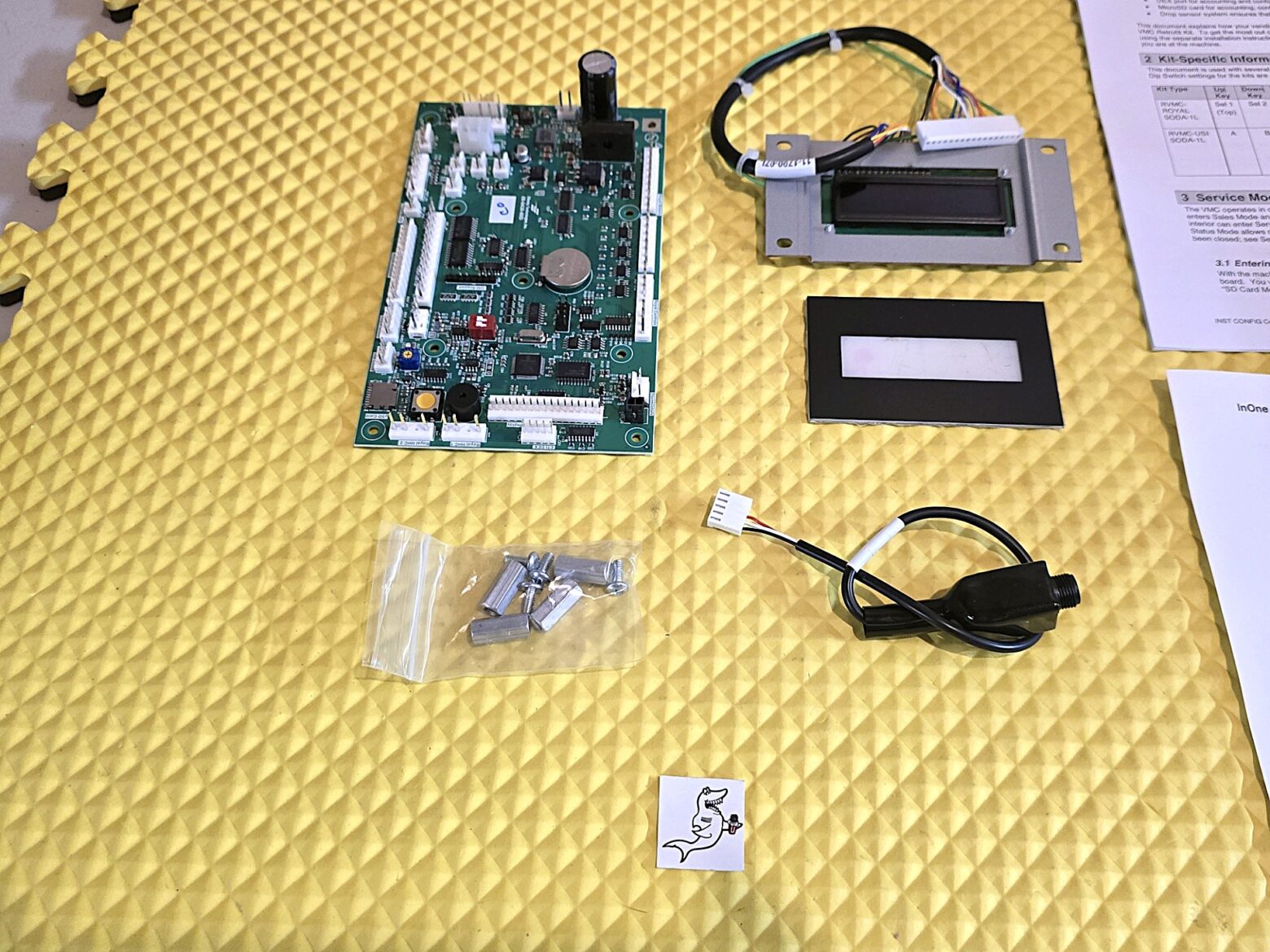 USI, FSI 3179 (CB300), 3189 (CB500), 3151 (CB700) SODA MACHINE "INONE" BOARD MDB UPGRADE KIT for Credit Card & Dex - Image 2