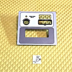  Dixie Narco 276E, 501E, 522E, 600E Metal Coin Bezel with Decal