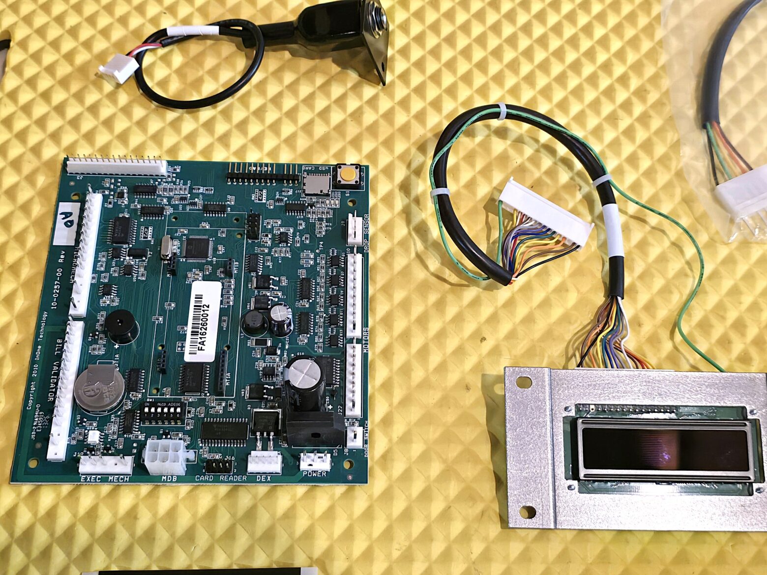 USI, FSI 3114, 3119, 3120, 2129, 3130, 3132, 3140, 3141 SNACK MACHINE "INONE" BOARD MDB UPGRADE KIT for Credit Card & Dex - Image 3